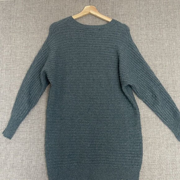 Pink Rose Oversize Sweater Tunic Dress Women’s Extra Small Blue Soft Macy's - Picture 10 of 13